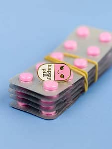 Happy pill chill pill pin