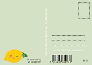 POSTKAART WHEN LIFE GIVES YOU LEMONS THROW THEM AT SOMEONE