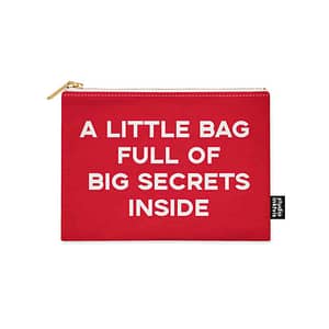 CANVAS ETUI I LITTLE BAG FULL OF BIG SECRETS INSIDE